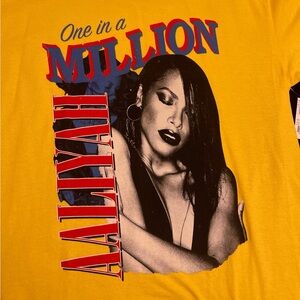 Aaliyah Graphic Tee - Vibrant Yellow